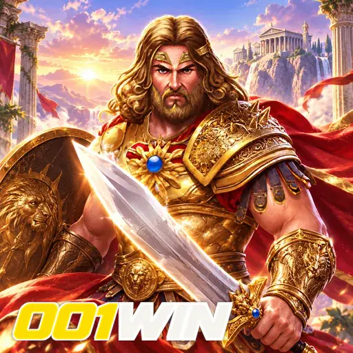 001WIN — ilustração de um guerreiro com espada
